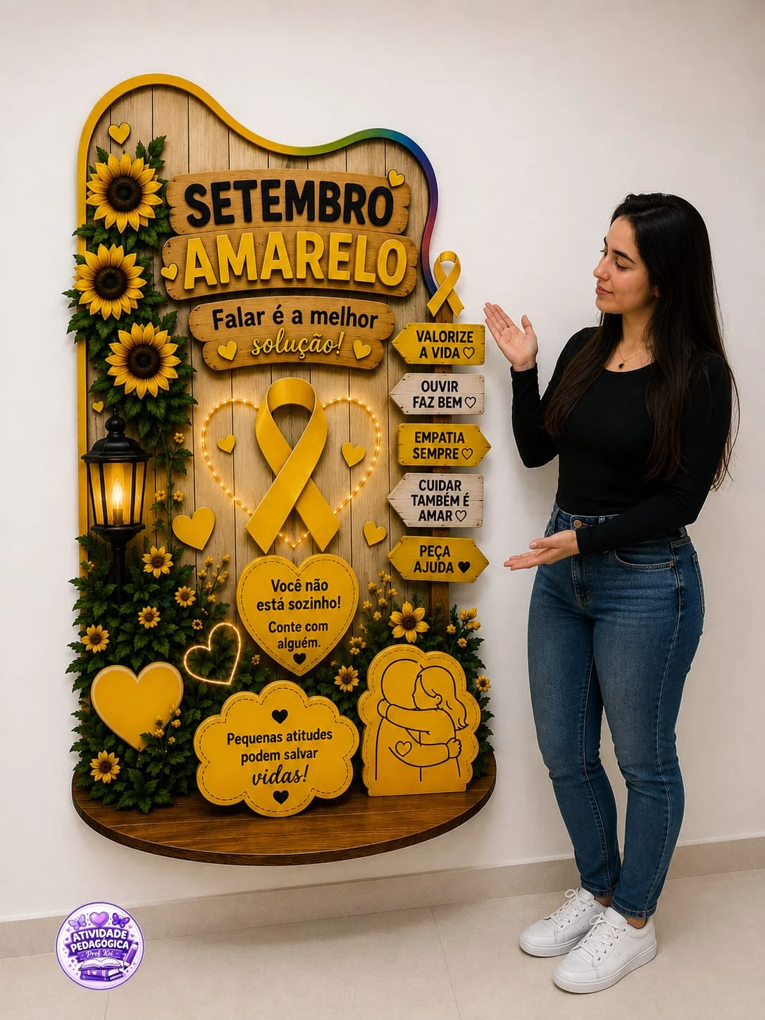 PAINEL SETEMBRO AMARELO – VALORIZE A VIDA — capa do material