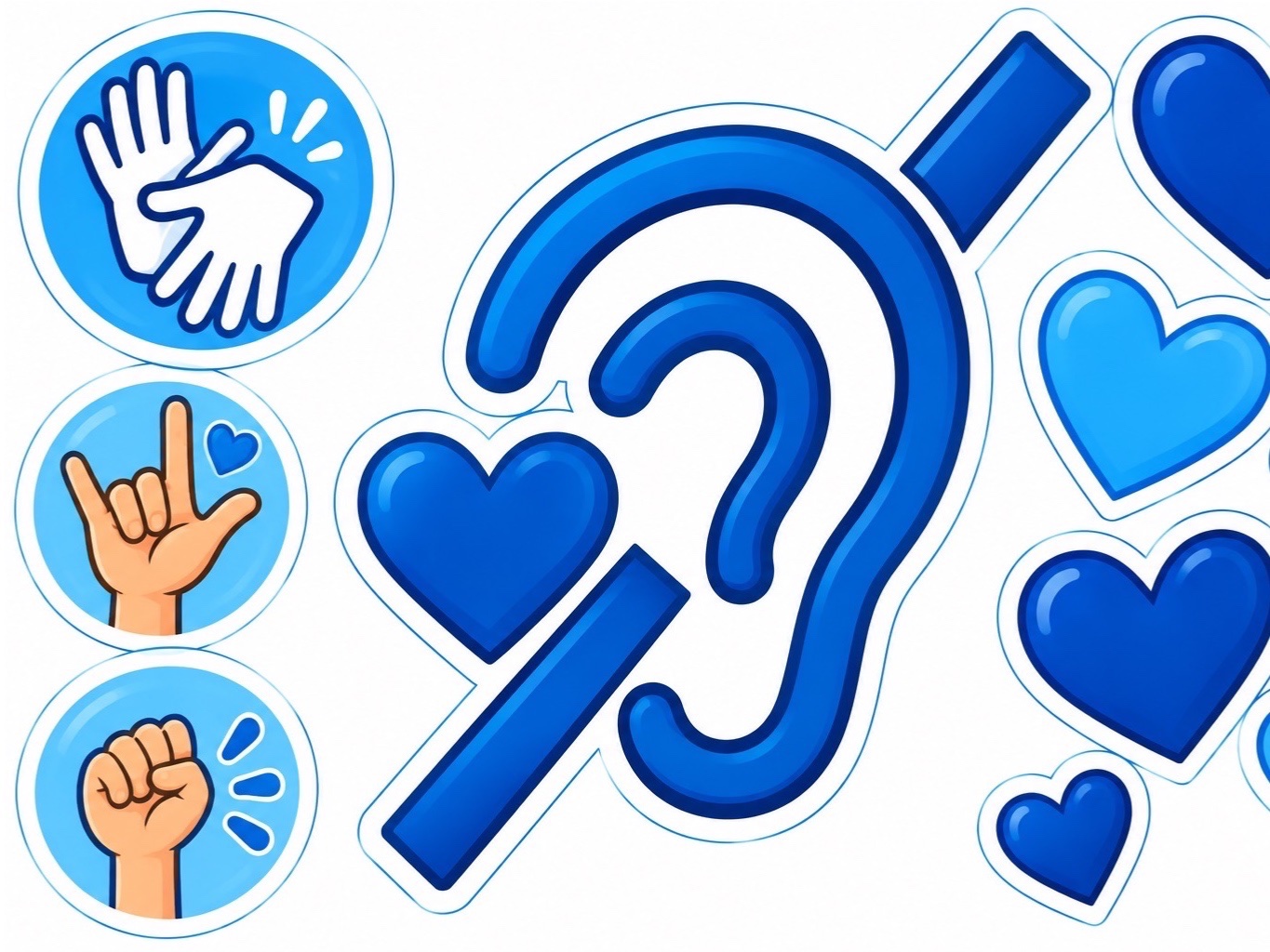 Painel Setembro Azul Pegue e Monte | Libras e Inclusão Escolar — amostra 3: Painel Setembro Azul para imprimir e montar