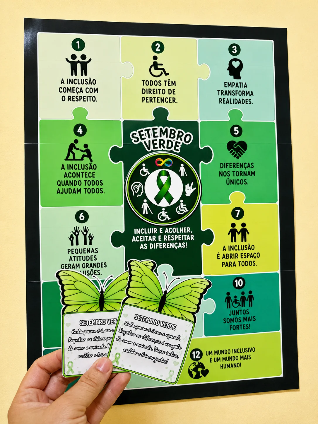 Painel Setembro Verde da Inclusão - Conscientização — capa do material