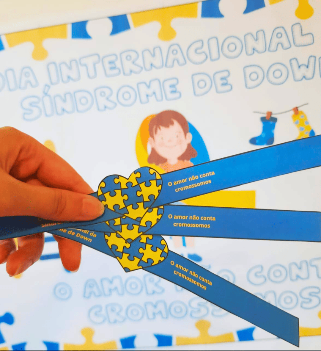 Painel Síndrome de Down: Dia Internacional e Conscientização — amostra 3: Como usar em sala de aula