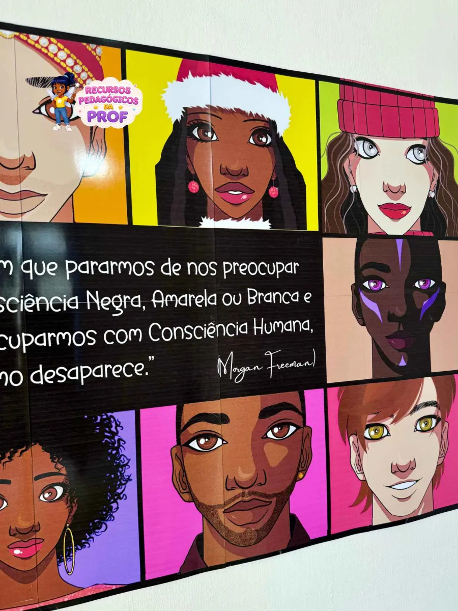 Painel Tema: Consciência Negra — amostra 1: R$6,00
