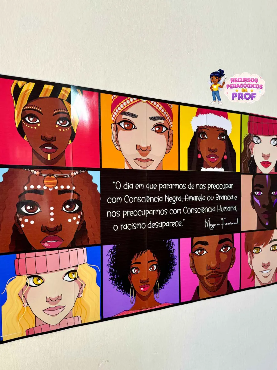 Painel Tema: Consciência Negra — amostra 2: “O dia em que pararmos de nos preocupar com Consciência Negra, Amarela ou…