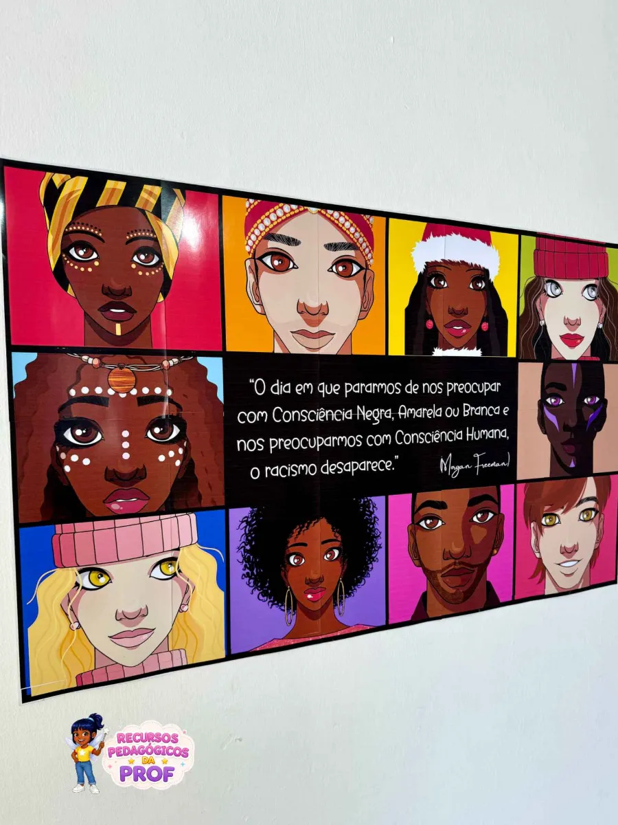 Painel Tema: Consciência Negra — amostra 3: “O dia em que pararmos de nos preocupar com Consciência Negra, Amarela ou…