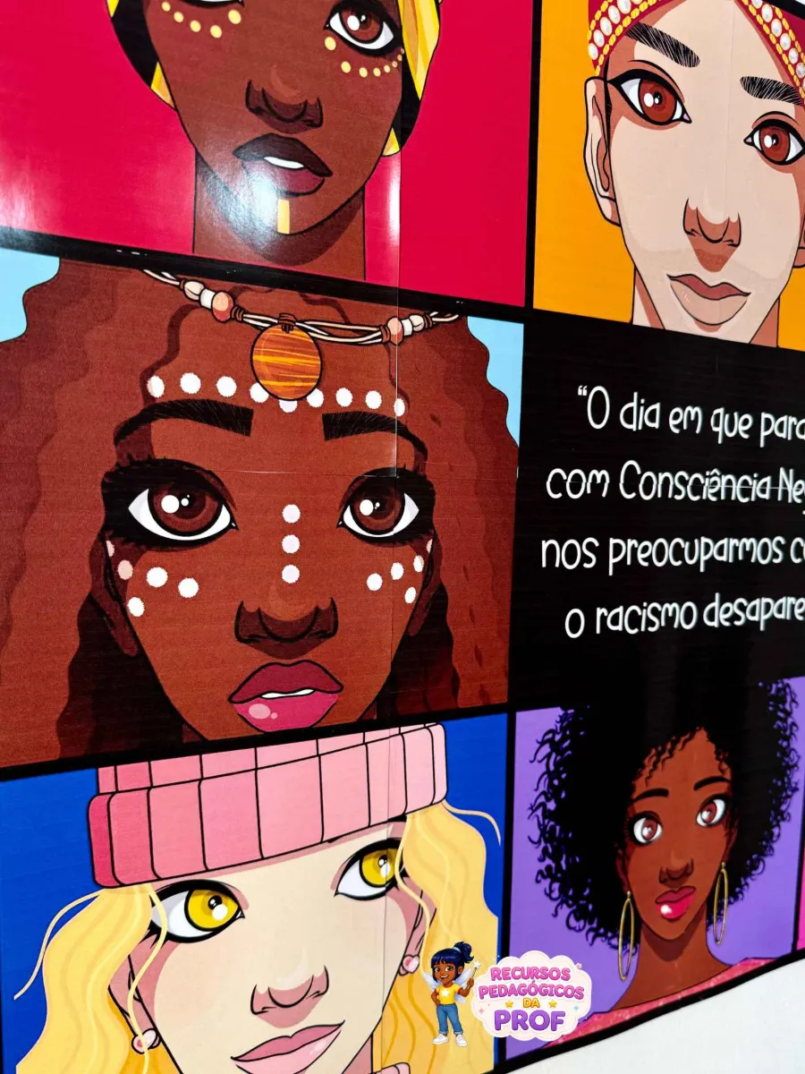 Painel Tema: Consciência Negra — amostra 5: “O dia em que pararmos de nos preocupar com Consciência Negra, Amarela ou…