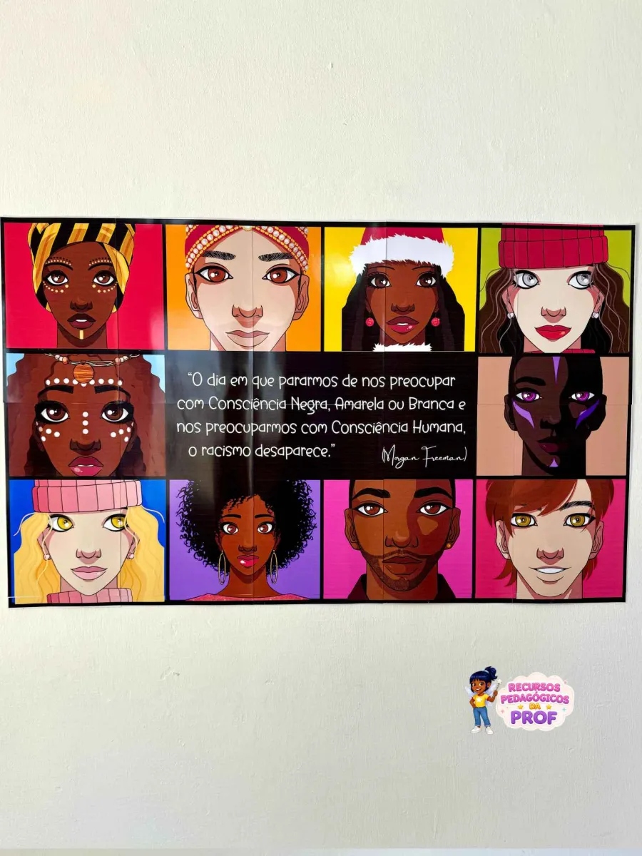 Painel Tema: Consciência Negra — amostra 7: “O dia em que pararmos de nos preocupar com Consciência Negra, Amarela ou…