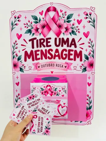 🎀 PAINEL “TIRE UMA MENSAGEM” – OUTUBRO ROSA 🎀 — capa do material