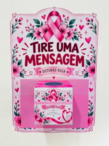 Painel “Tire uma Mensagem” – Outubro Rosa — capa do material