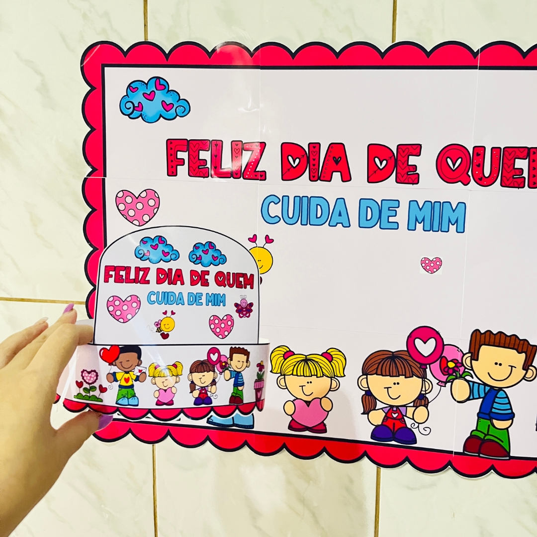 Painel+ viseira: quem cuida de mim/ dia da familia – Material Pedagógico — capa do material