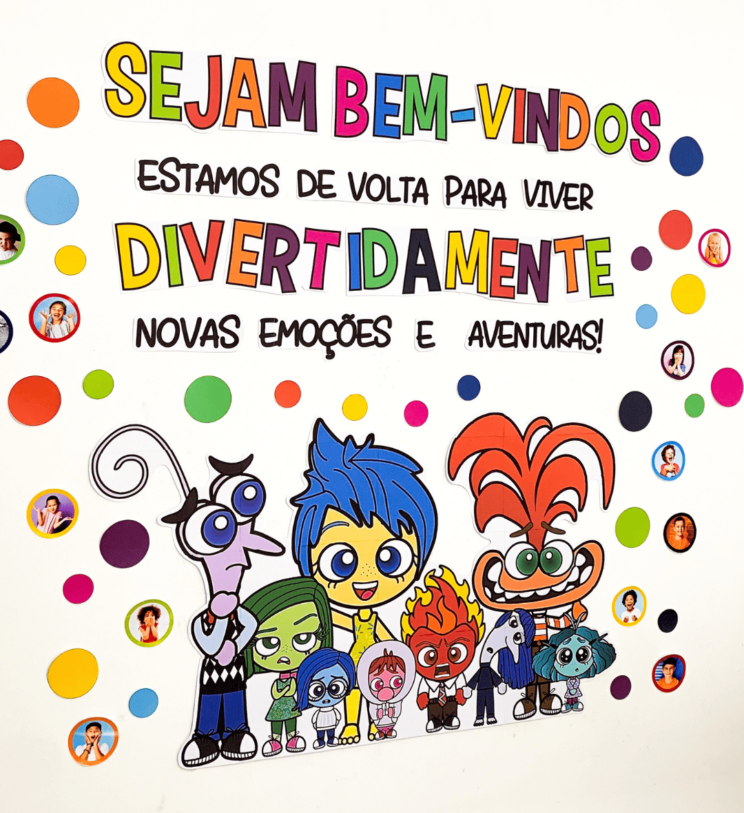 Painel Volta às Aulas Divertidamente em PDF para Imprimir — Atividades para Educação Infantil: Receba as crianças com um…