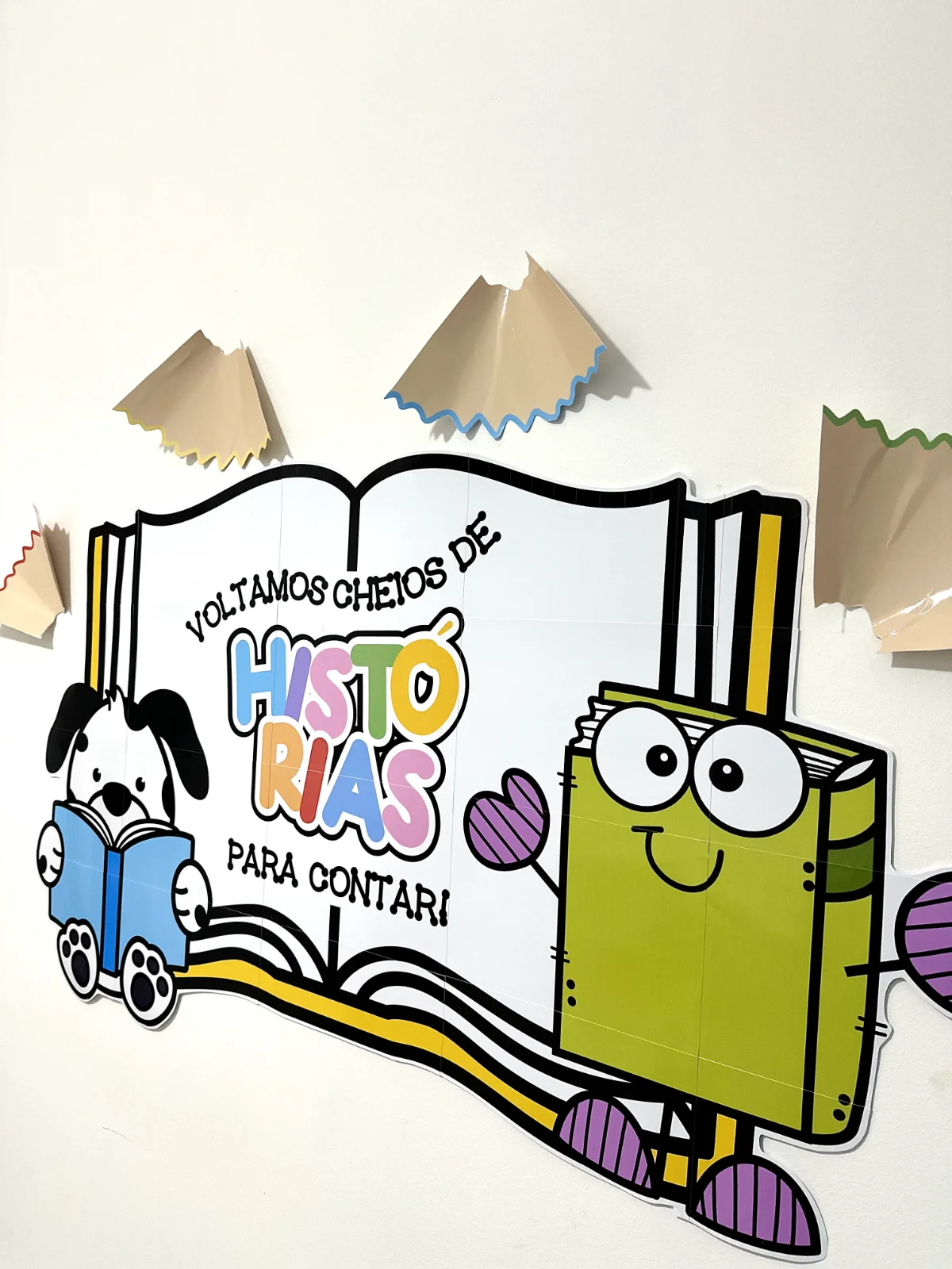 Painel volta as aulas - Hora da Leitura – PDF para Imprimir — amostra 4: Painel Volta às Aulas ideal para turmas da…