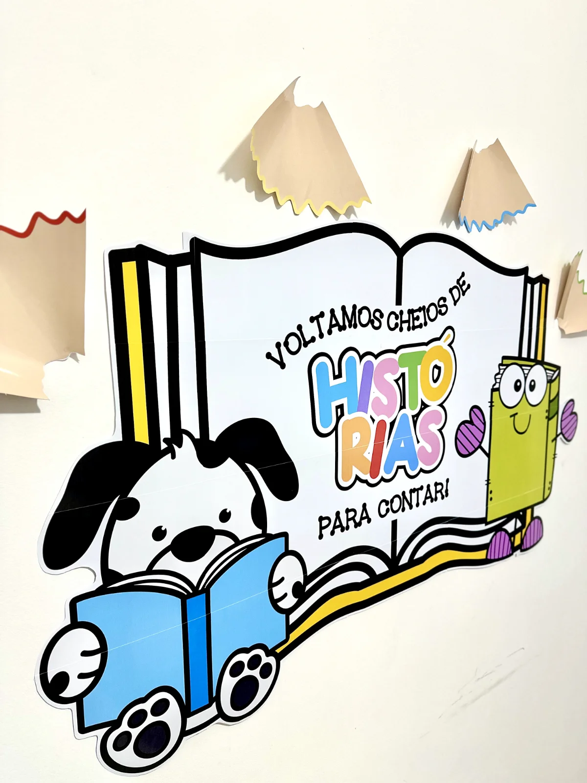 Painel volta as aulas - Hora da Leitura – PDF para Imprimir — amostra 6: Painel Volta às Aulas ideal para turmas da…