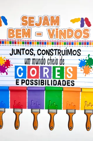 Painel Volta As Aulas – PDF para Imprimir | Educação Infantil — amostra 2: Para quem é indicado