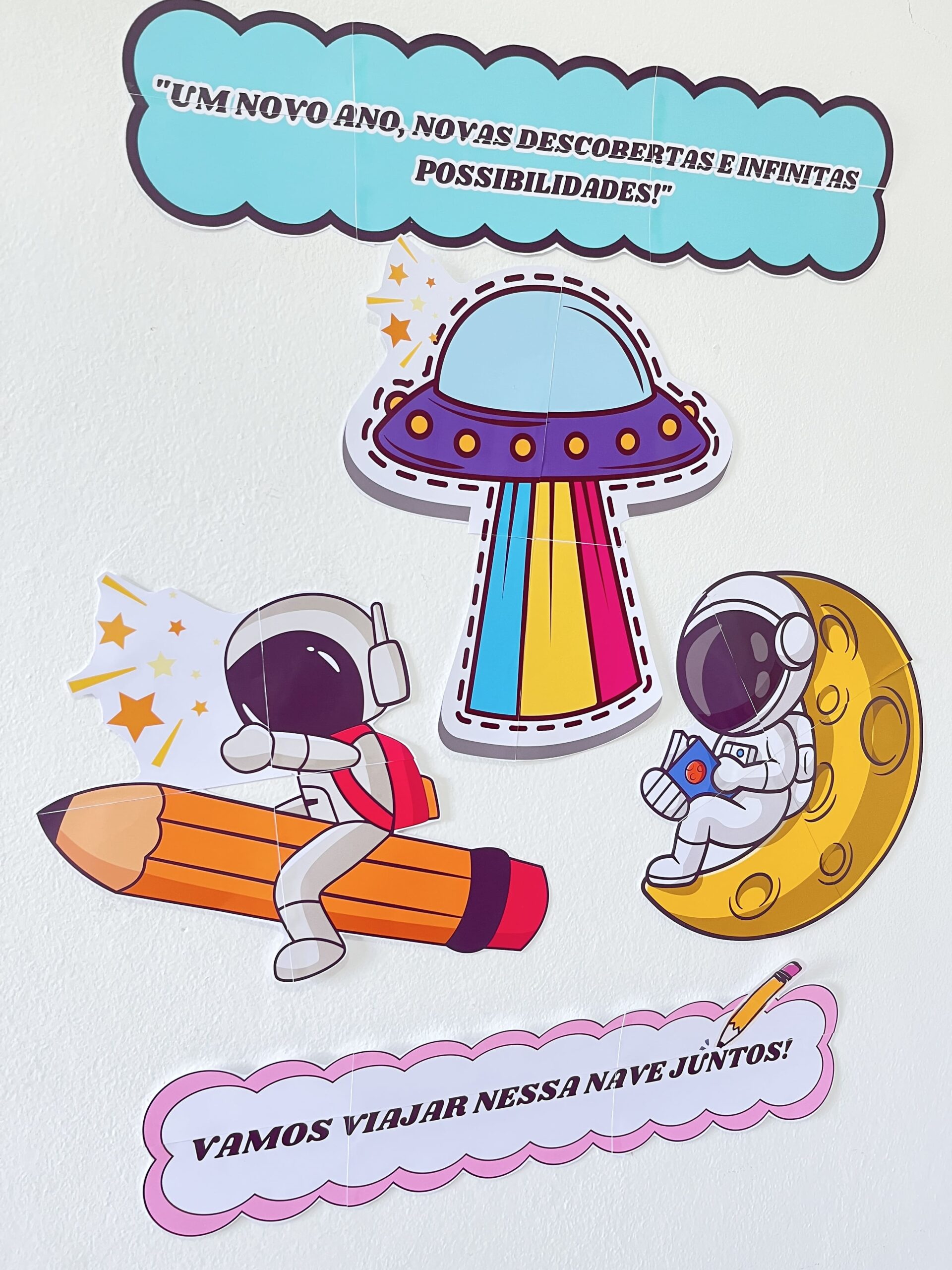Painel volta às aulas - tema astronauta – Material Pedagógico — capa do material