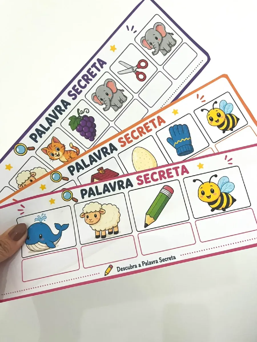 Palavra Secreta - Ditado Ilustrado: Recurso Pedagógico Alfabetização — Alfabetização para Todas as séries: 👉Através das…