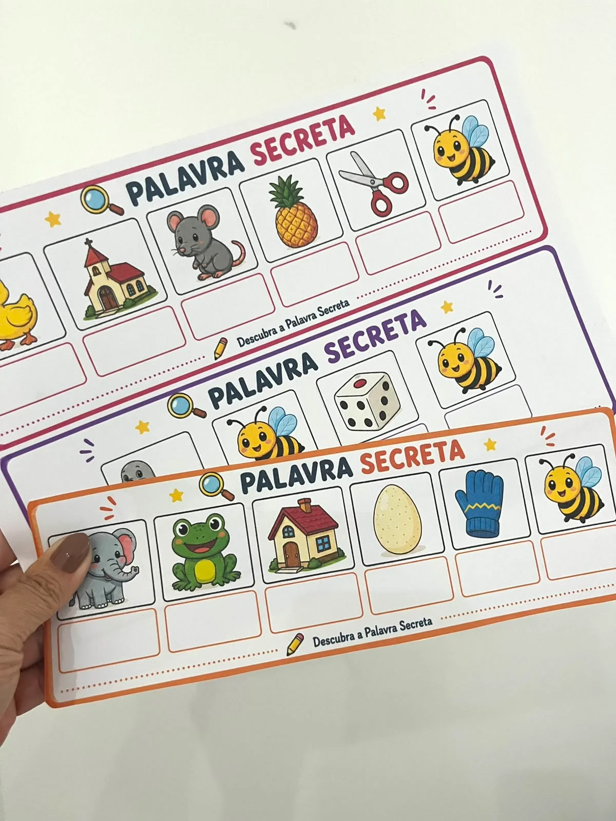 Palavra Secreta – Jogo de Alfabetização Divertida — amostra 1: O QUE VOCÊ RECEBE