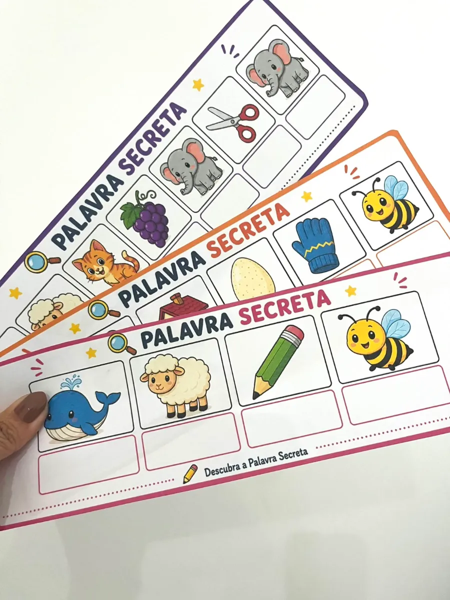 Palavra Secreta - Recurso Pedagógico Alfabetização — amostra 2: Palavra Secreta foi desenvolvido para auxiliar crianças em…