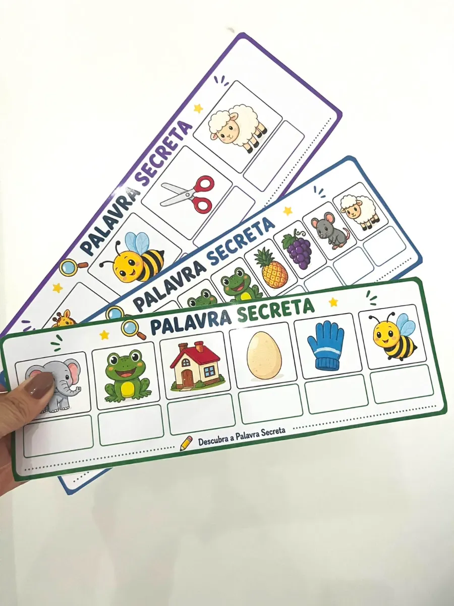Palavra Secreta - Recurso Pedagógico Alfabetização — amostra 3: Palavra Secreta foi desenvolvido para auxiliar crianças em…