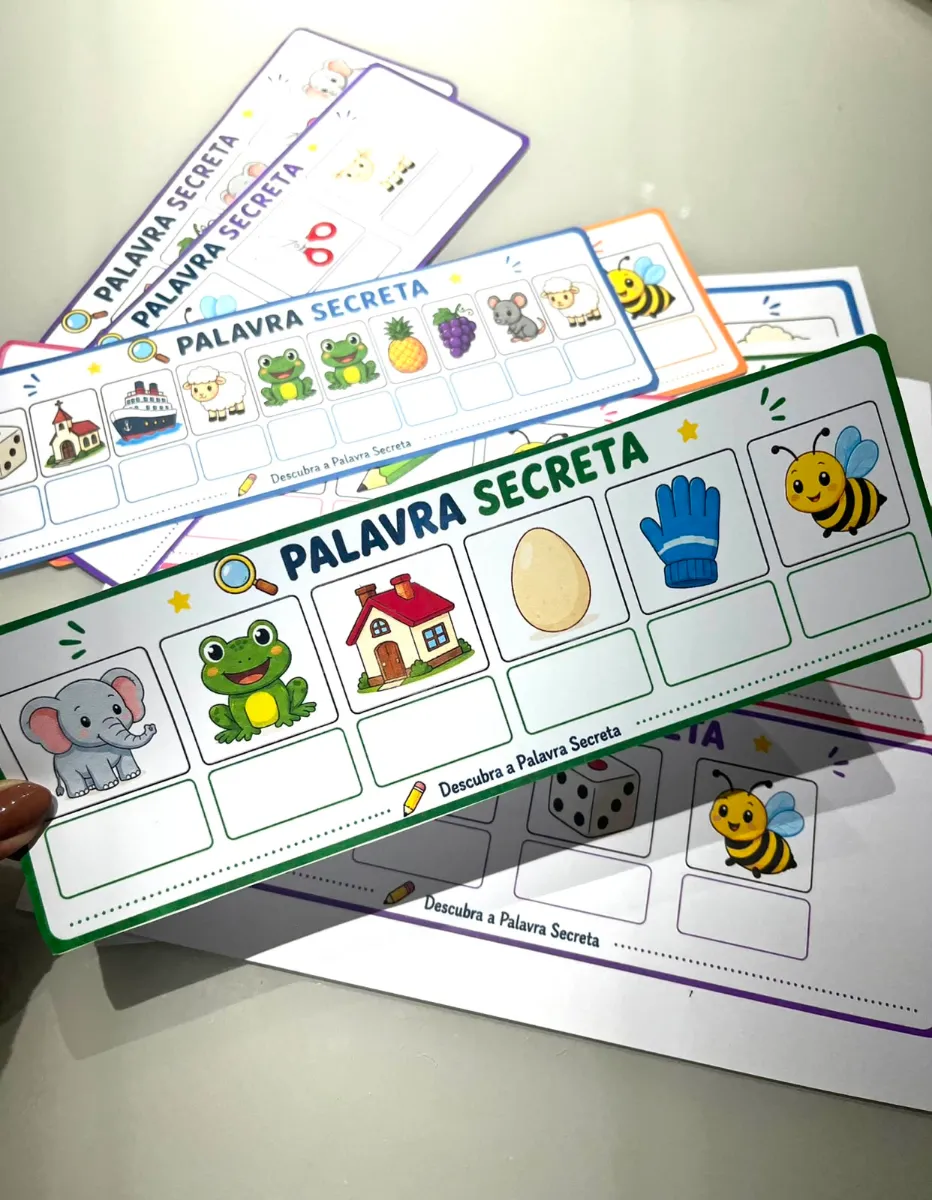 Palavra Secreta - Recurso Pedagógico Alfabetização — amostra 4: Palavra Secreta foi desenvolvido para auxiliar crianças em…