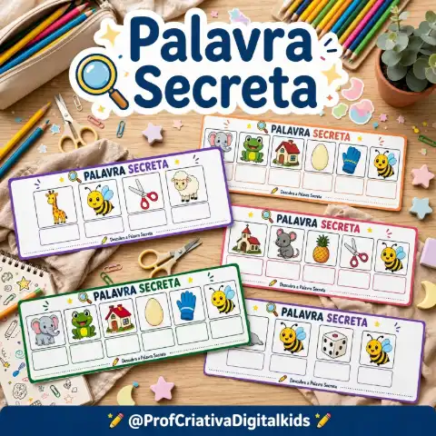 Palavra Secreta - Recurso Pedagógico Alfabetização — capa do material