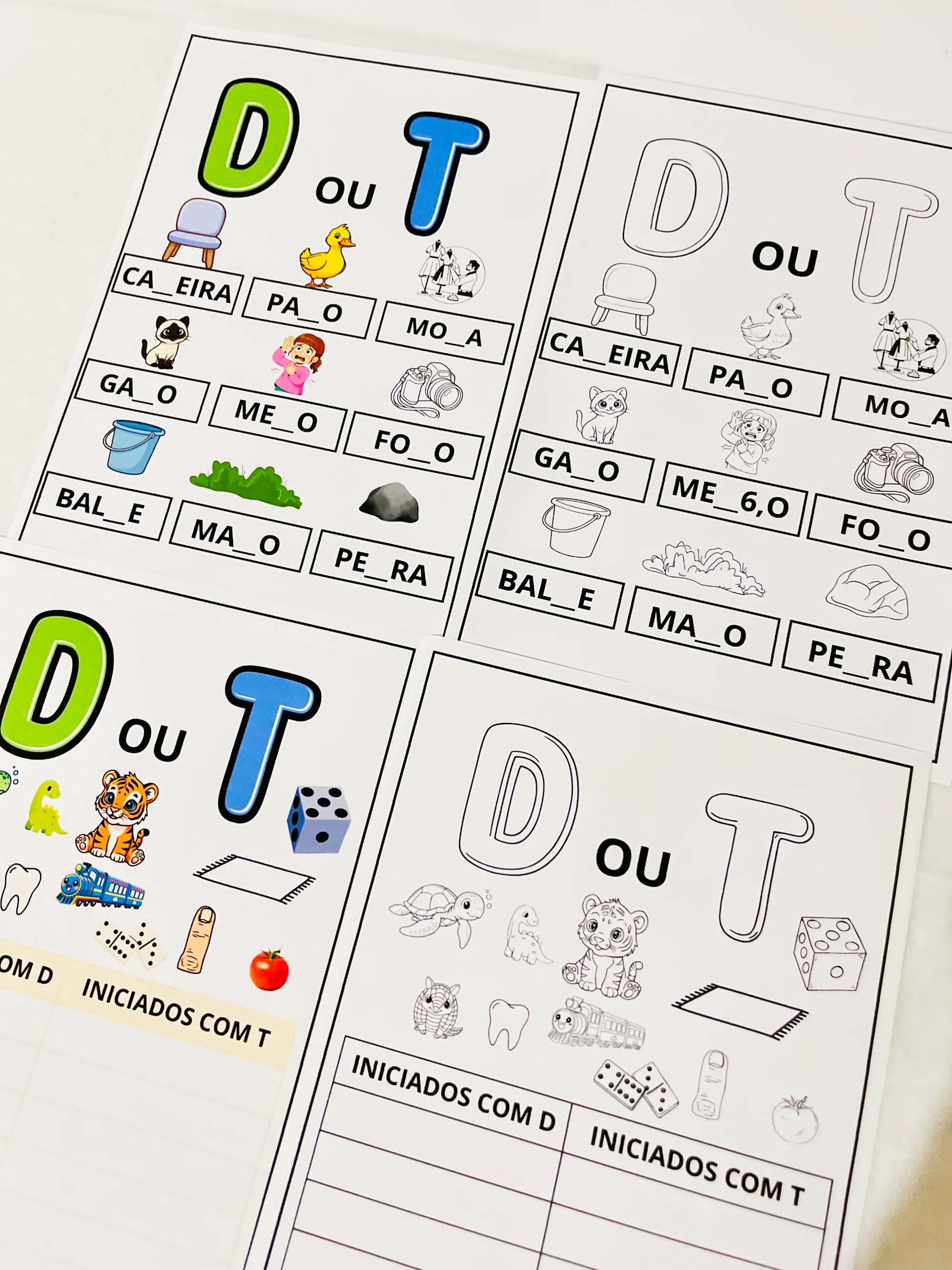 Palavras com D ou T- ALFABETIZAÇÃO ORTOGRAFIA — amostra 1: Este recurso pedagógico foi criado para ajudar os alunos a…