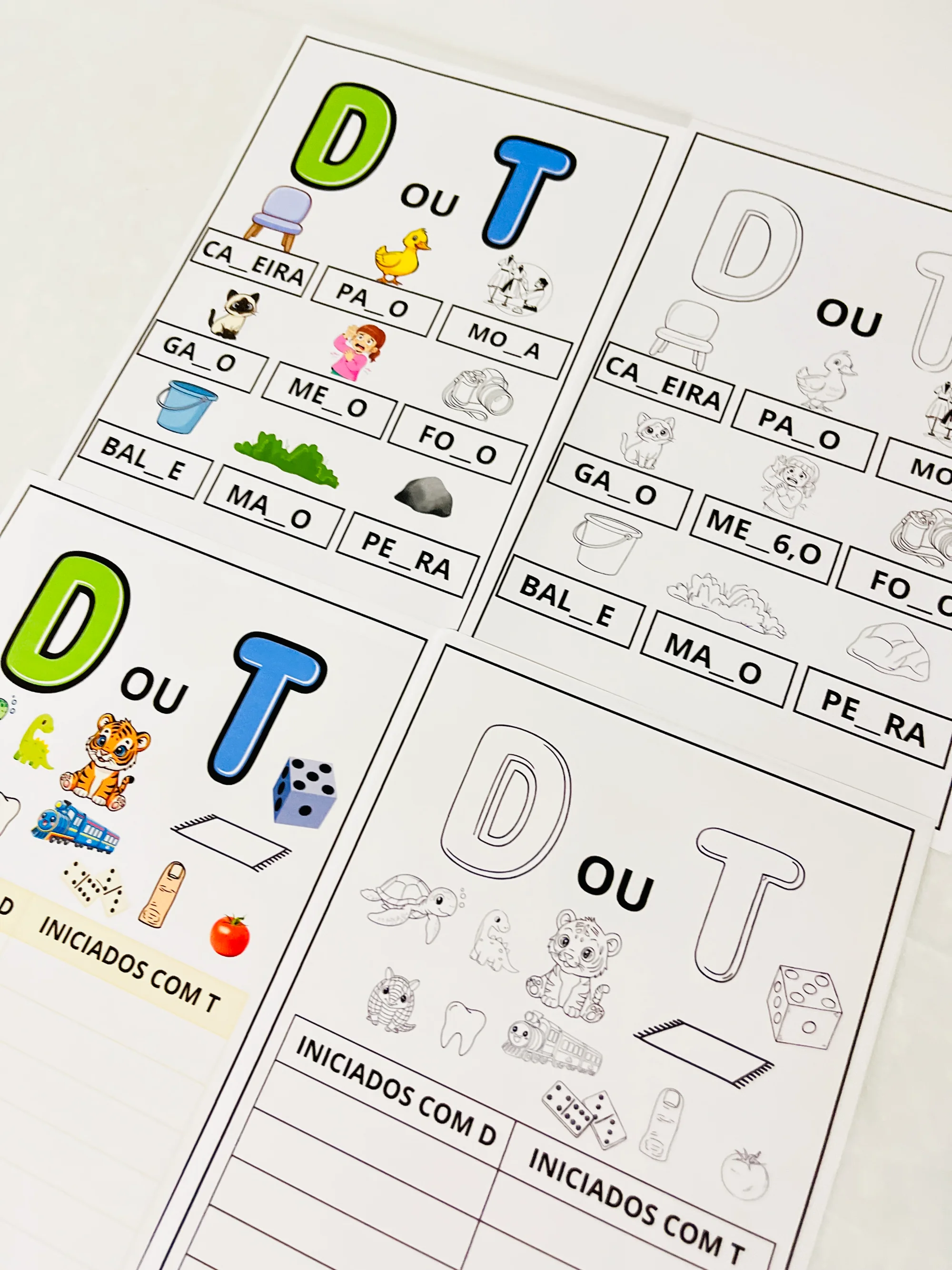 Palavras com D ou T- ALFABETIZAÇÃO ORTOGRAFIA — amostra 4: Este recurso pedagógico foi criado para ajudar os alunos a…