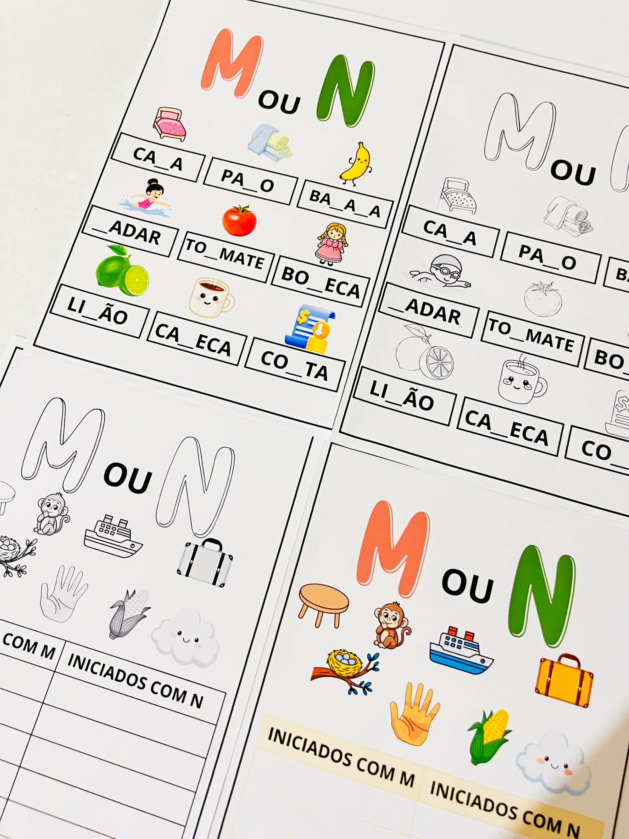 PALAVRAS COM M OU N - ALFABETIZAÇÃO - ORTOGRAFIA — amostra 3: O recurso Palavras com M ou N foi desenvolvido para ajudar os…