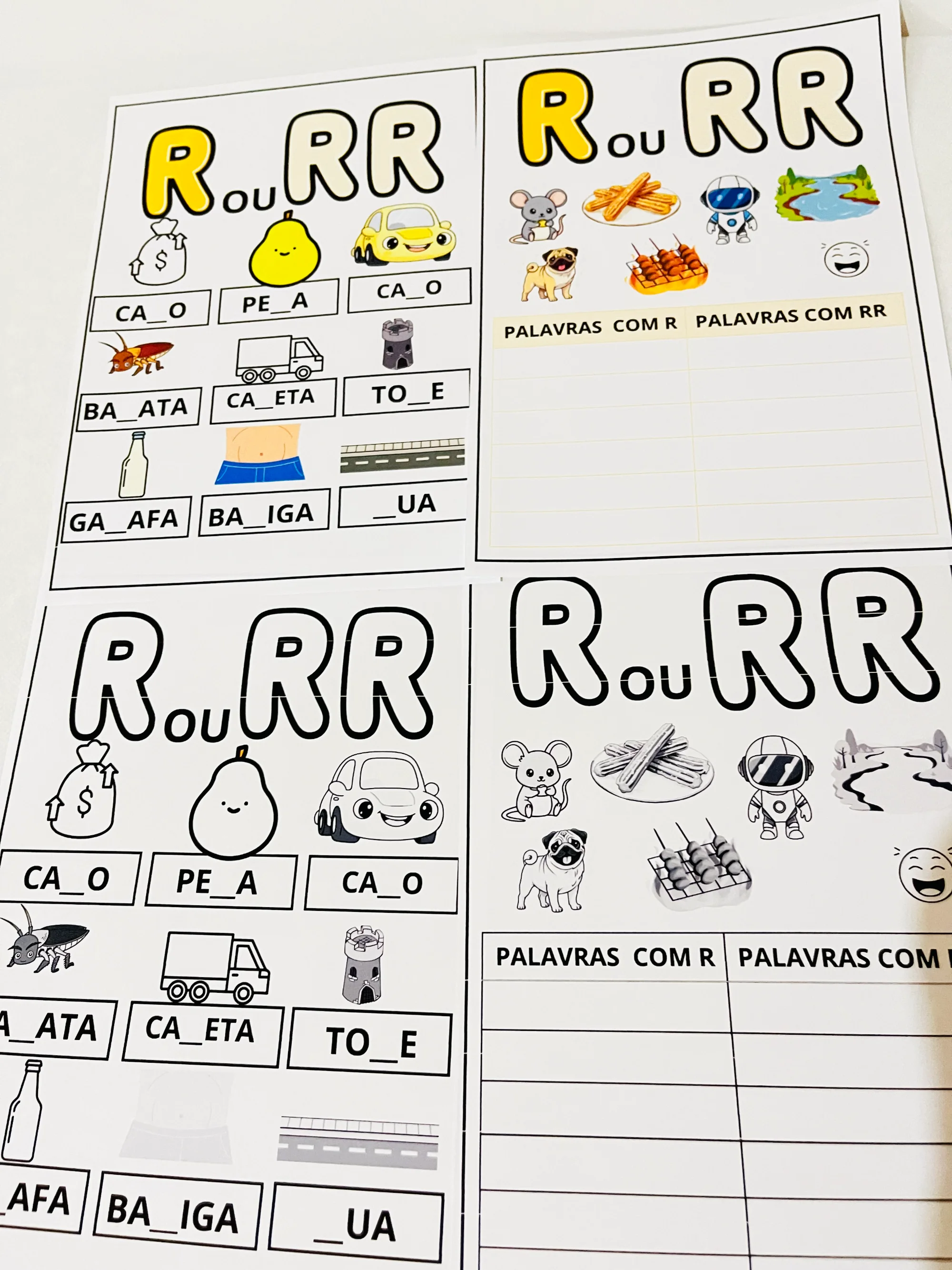PALAVRAS COM R OU RR- ALFABETIZAÇÃO ORTOGRAFIA — amostra 6: O recurso Palavras com R ou RR foi desenvolvido para ajudar os…