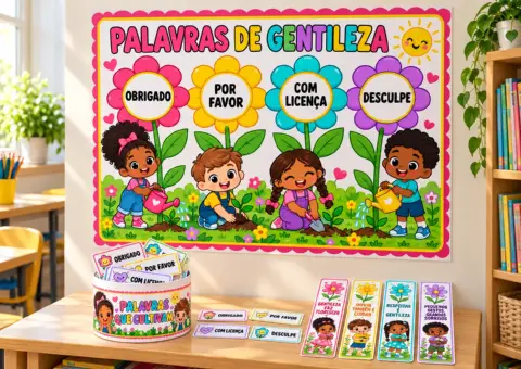 Palavras de Gentileza - Painel Decorativo — capa do material