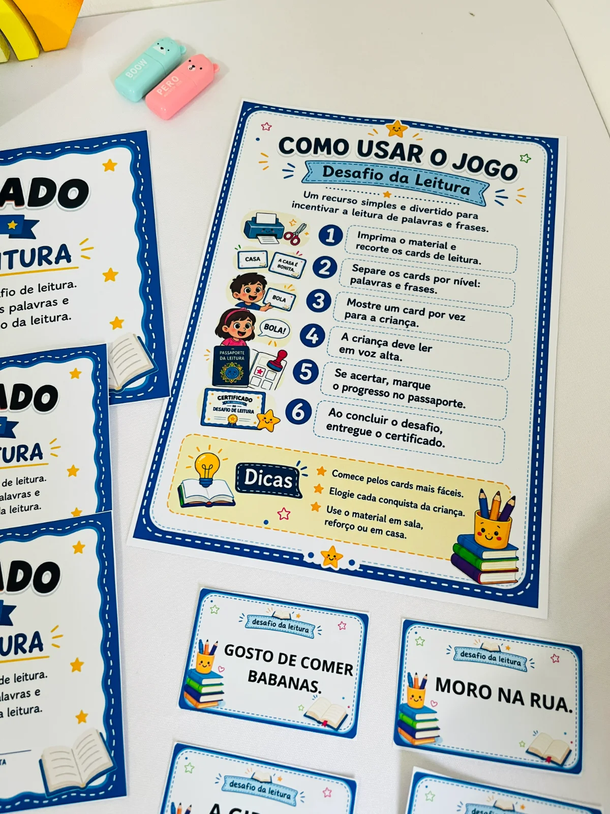 Palavras e Frases: Atividades de Leitura e Escrita — amostra 5: Atividades que levam o aluno da palavra à frase, ampliando…