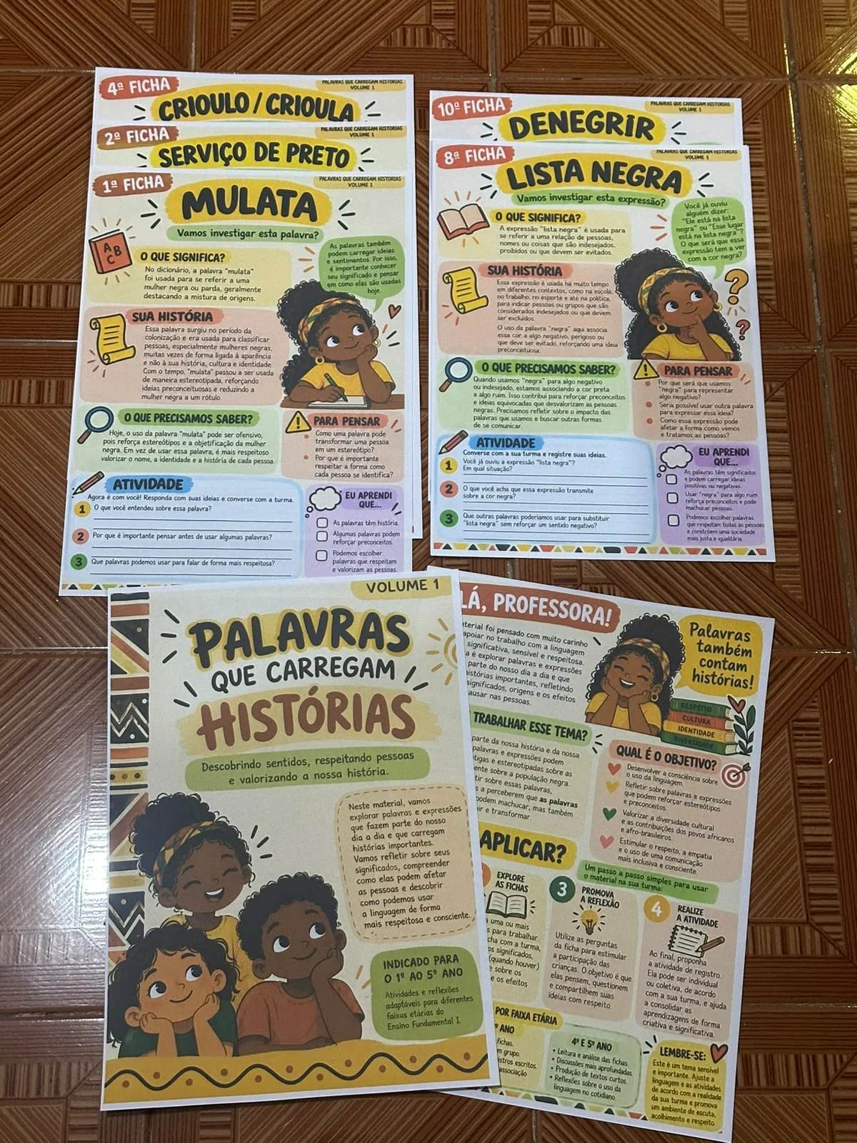 Palavras que Carregam Histórias | Educação Antirracista Vol. 1 — amostra 2: Atividade de educação antirracista para 1º ao…