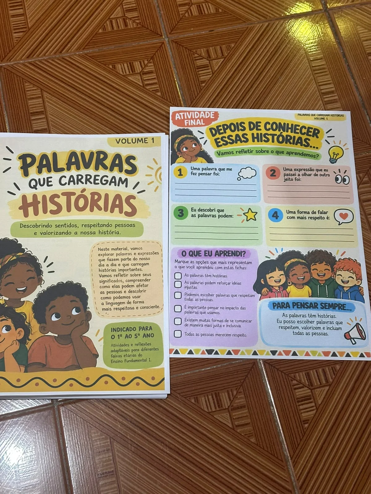 Palavras que Carregam Histórias | Educação Antirracista Vol. 1 — amostra 3: Atividade de educação antirracista para 1º ao…