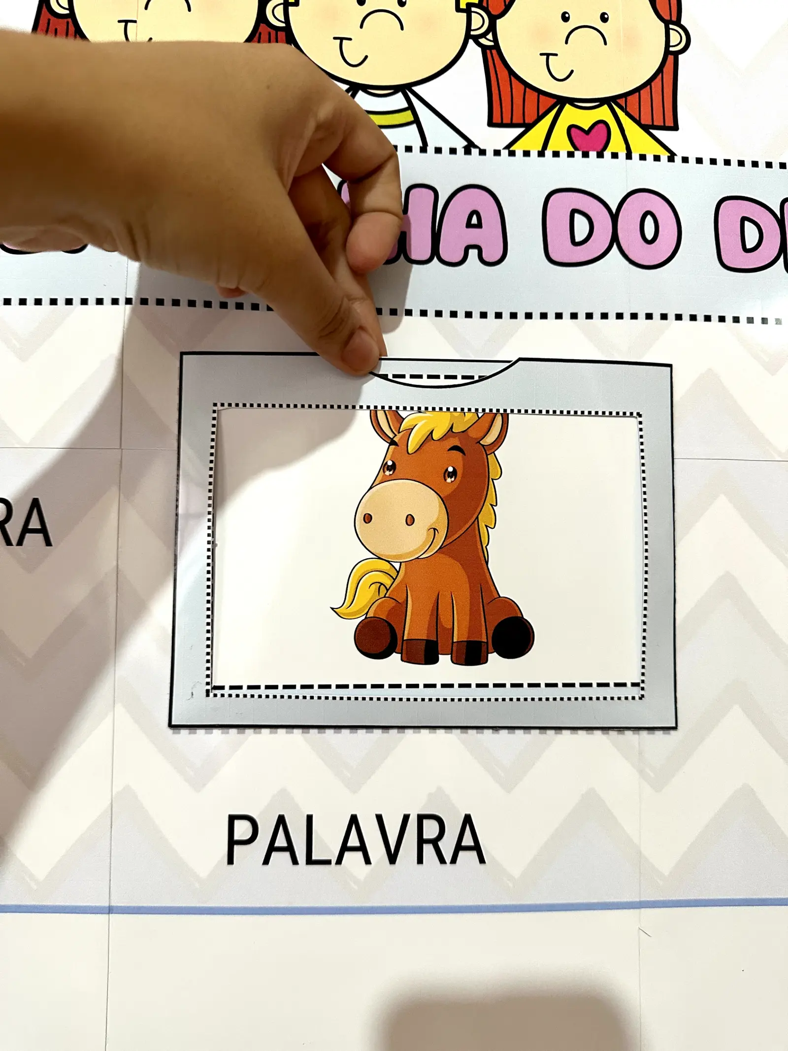 Palavrinha do dia – PDF para Imprimir | Alfabetização — amostra 1: O que vem no material