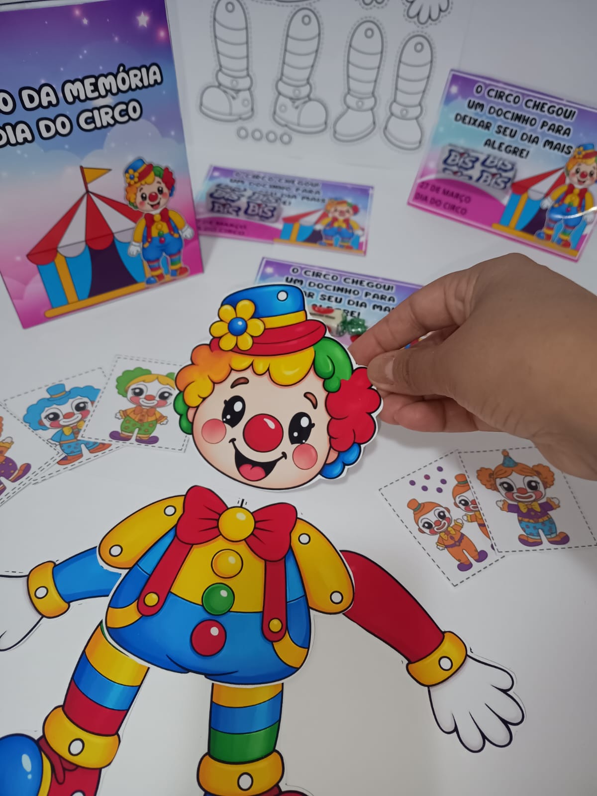 Palhacinho articulado: dia do circo – Material Pedagógico — amostra 2: Sobre o PALHACINHO ARTICULADO: DIA DO CIRCO