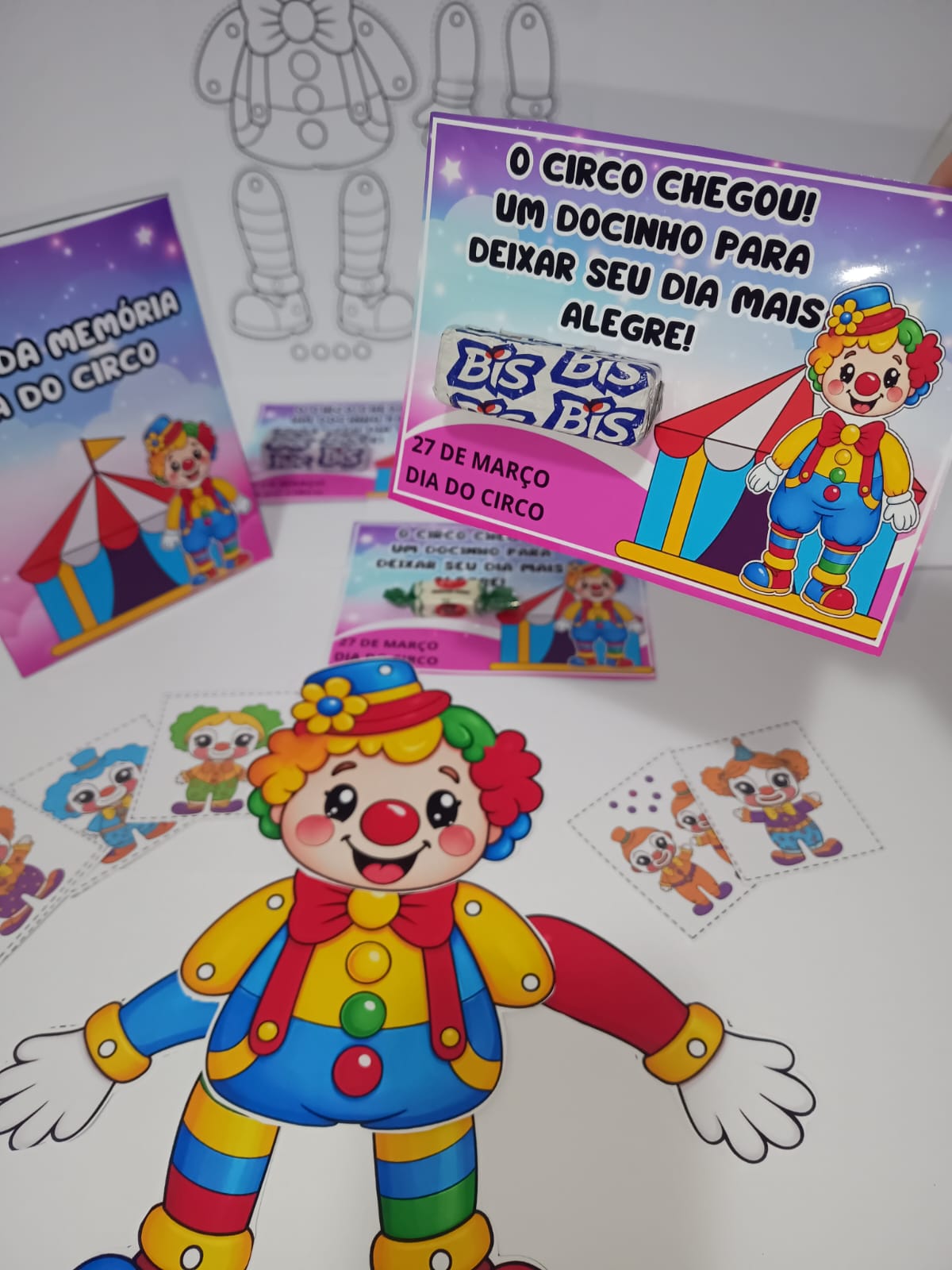 Palhacinho articulado: dia do circo – Material Pedagógico — amostra 3: Formato e entrega