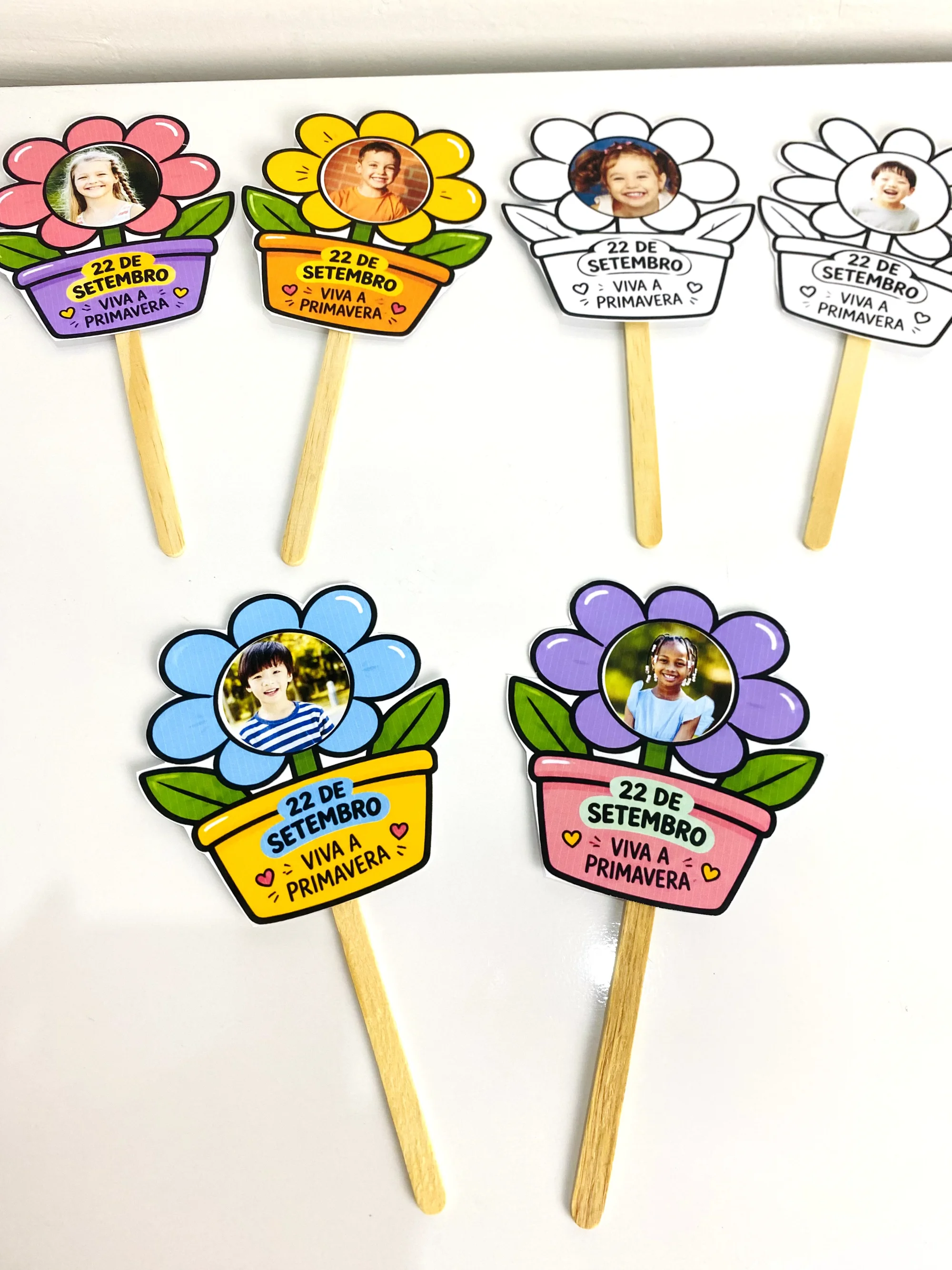 🌸 Palitoche Dia da Primavera – Lembrancinha Personalizada com Foto 🌸 — capa do material