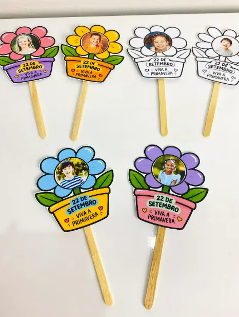 PALITOCHE DIA DA PRIMAVERA para Educação Infantil — amostra 1: Celebre a chegada da estação mais florida do ano com uma…