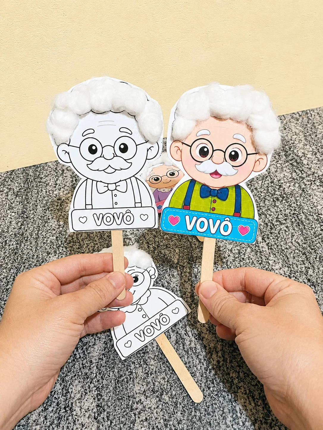 Palitoches Avós – Atividades para Imprimir — amostra 2: Um recurso lúdico e encantador para celebrar o Dia dos Avós de…