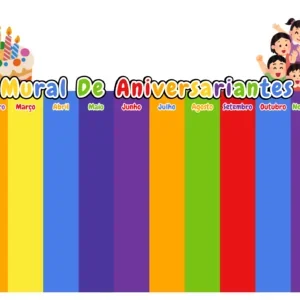 Para a Sala de Aula: Mural de Aniversariantes — capa do material