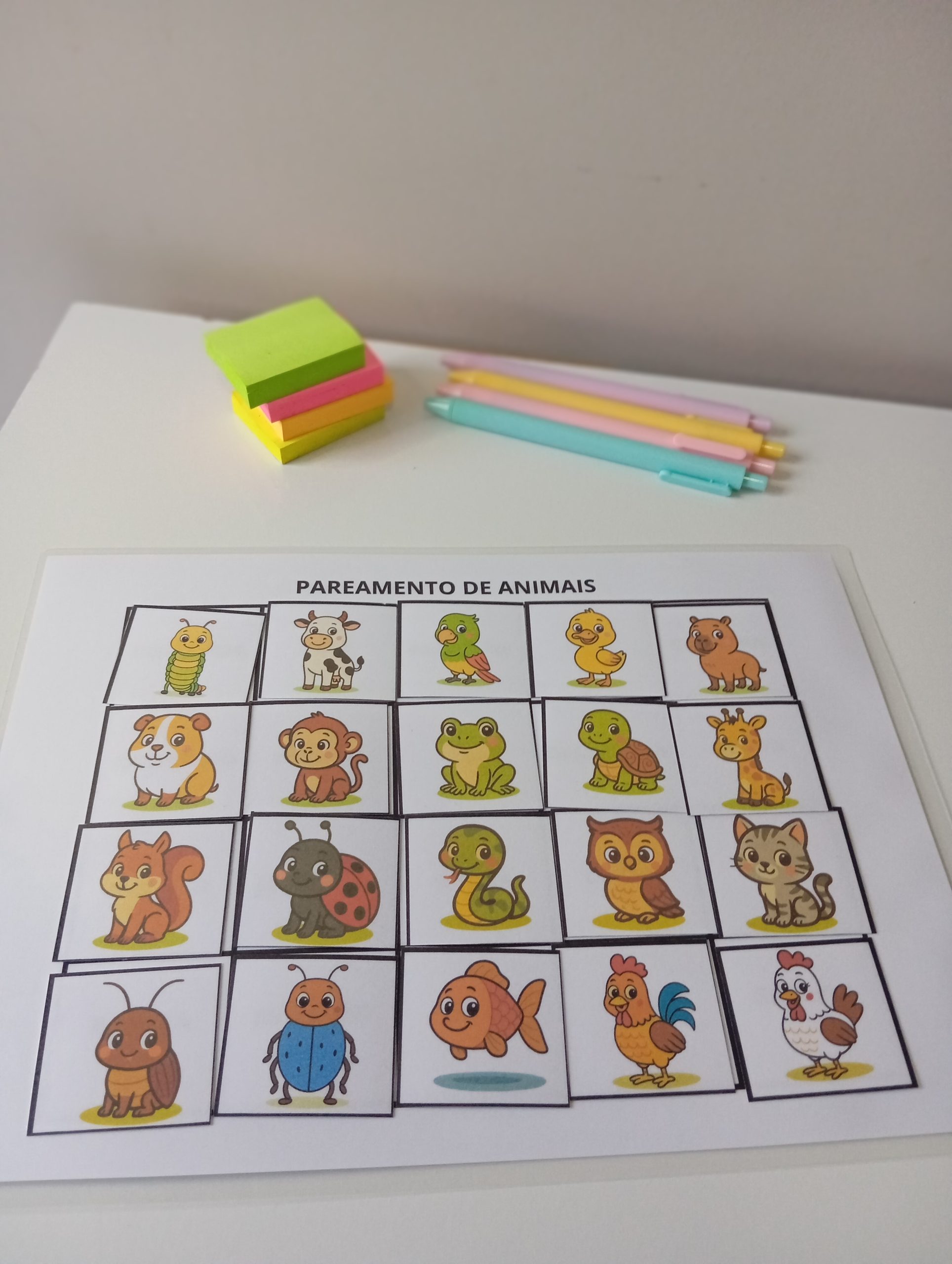 Pareamento De Animais – Educação infantil – PDF para Imprimir — amostra 4: Pareamento De Animais – Educação Infantil…