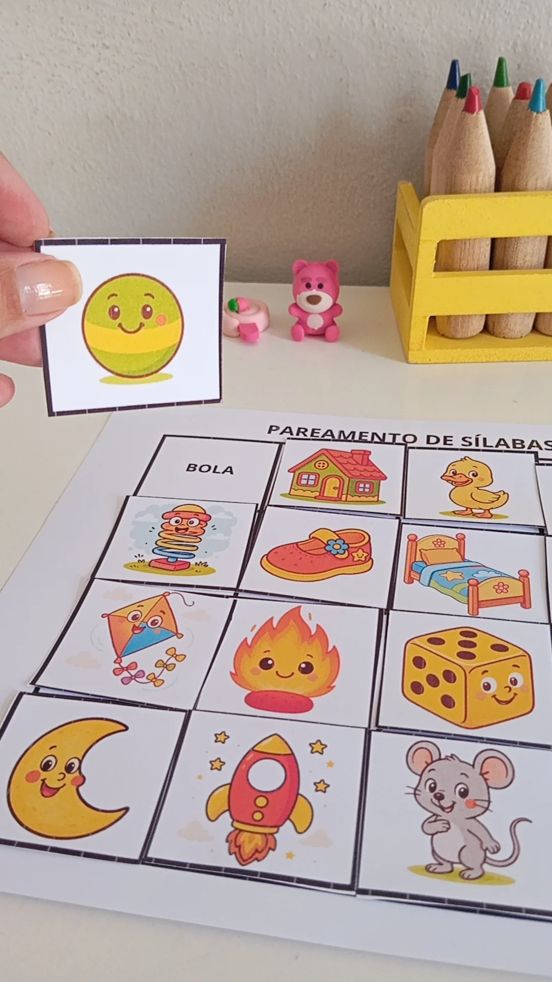 PAREAMENTO DE SÍLABAS SIMPLES - ALFABETIZAÇÃO INICIAL — amostra 4: O Pareamento de Sílabas Simples é um recurso pedagógico…