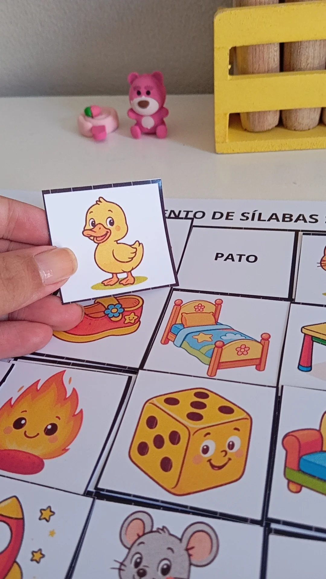 PAREAMENTO DE SÍLABAS SIMPLES - ALFABETIZAÇÃO INICIAL — capa do material