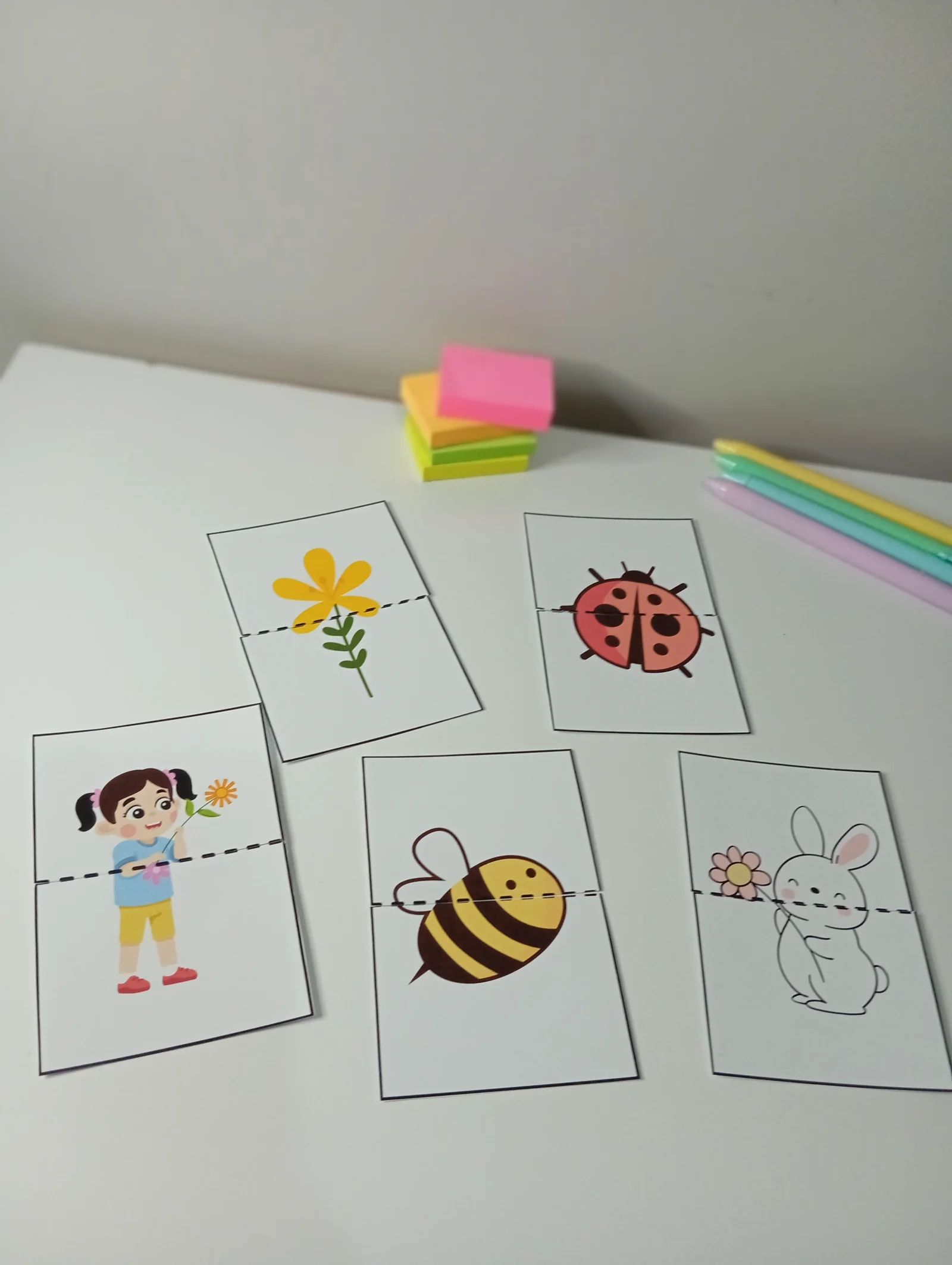 Pareamento Primavera – Atividade para Imprimir — amostra 4: Atividade de pareamento da Primavera para estimular atenção,…