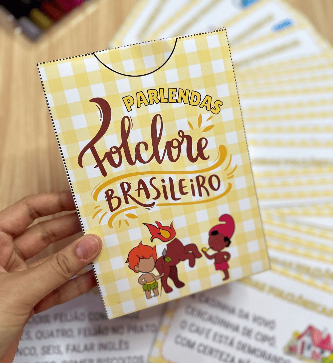 Parlendas Folclóricas: 34 Textos e Caixinha para Imprimir — amostra 1: Parlendas folclóricas para explorar a linguagem