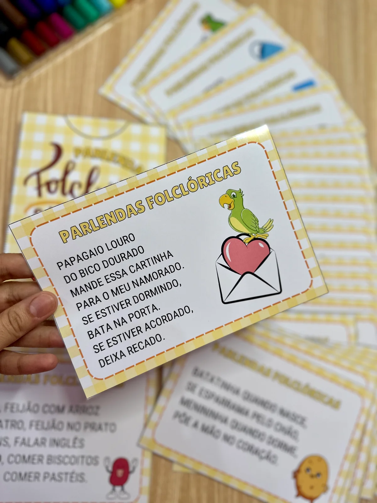 Parlendas Folclóricas - Folclore Brasileiro — amostra 2: Desenvolvimento da fala Treino de leitura Memória Rimas…
