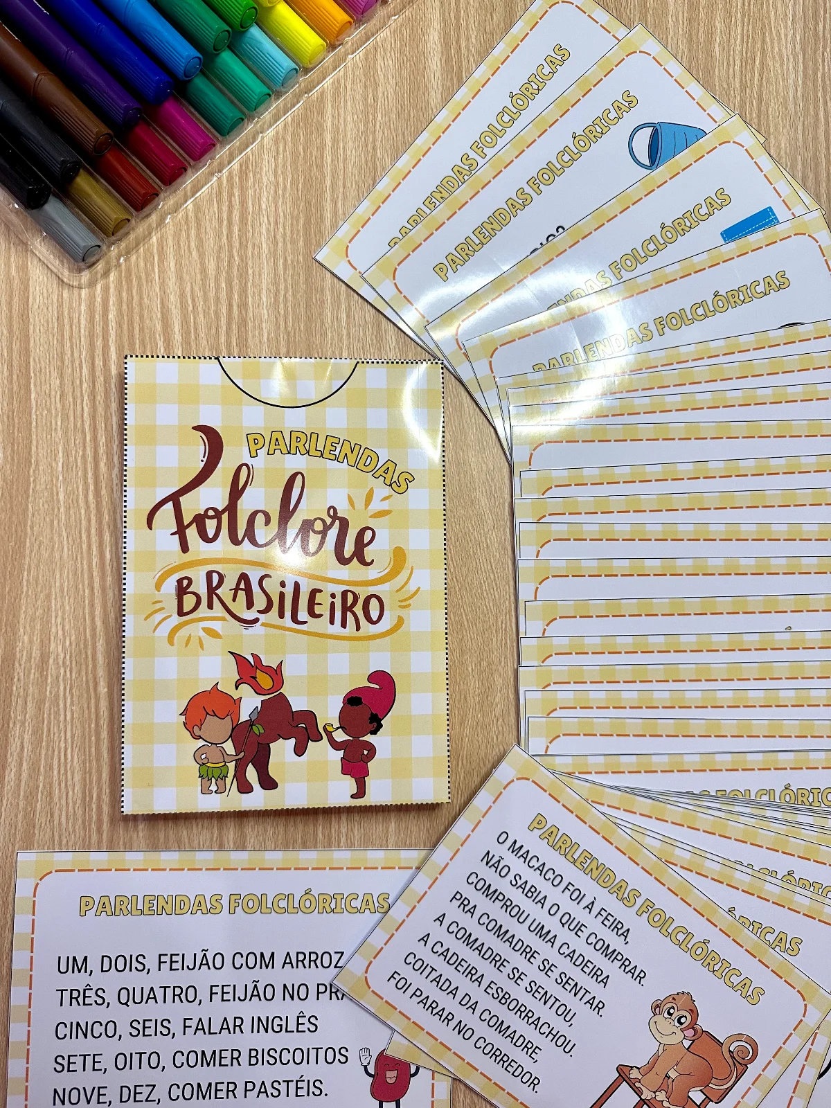 Parlendas Folclóricas - Folclore Brasileiro — amostra 5: Desenvolvimento da fala Treino de leitura Memória Rimas…