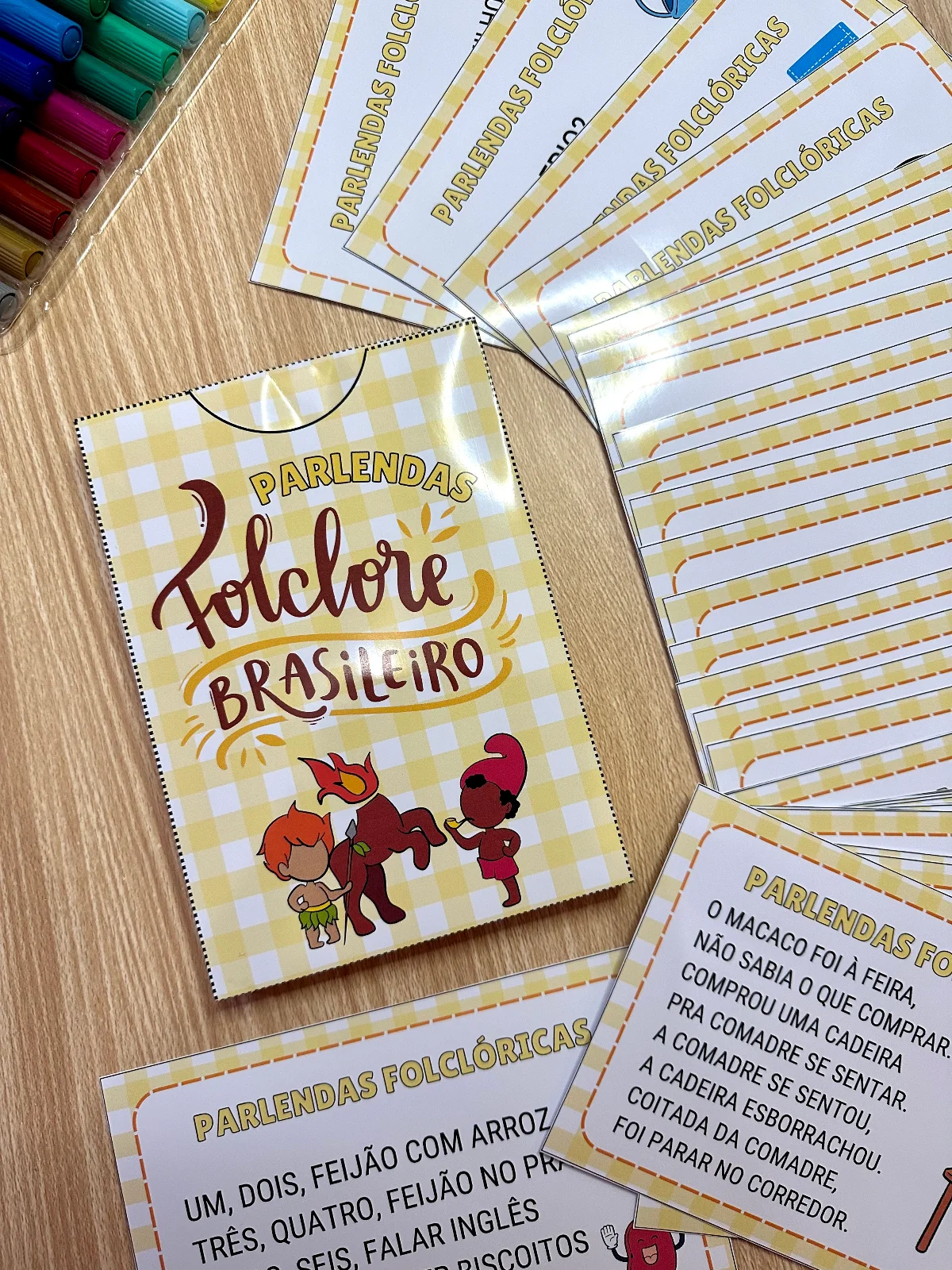 Parlendas Folclóricas - Folclore Brasileiro — amostra 6: Desenvolvimento da fala Treino de leitura Memória Rimas…