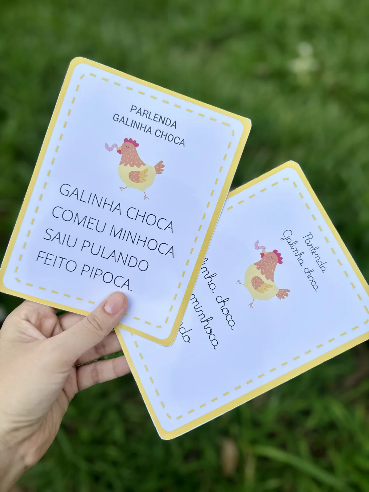 Parlendas para Leitura – Material Pedagógico — amostra 1: O que vem no material