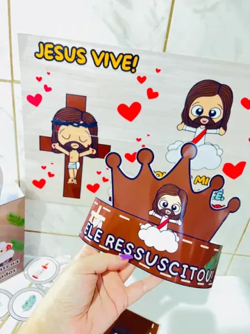 Páscoa Cristã Jesus Vive Ensino Religioso — capa do material