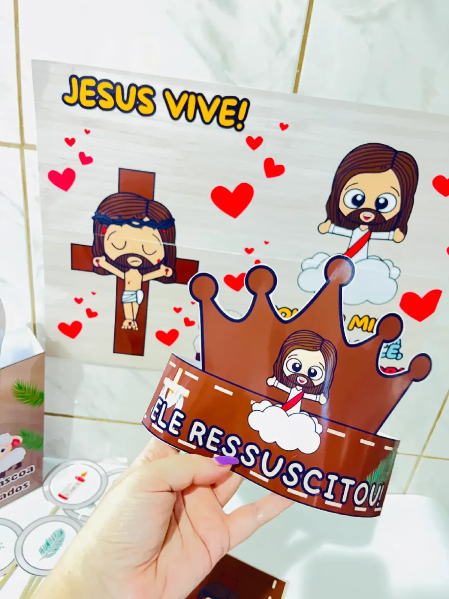 Páscoa Cristã Jesus Vive Ensino Religioso — História para Todas as séries: ✨ PÁSCOA CRISTÃ - “JESUS VIVE” ✨🎉 Celebre a…