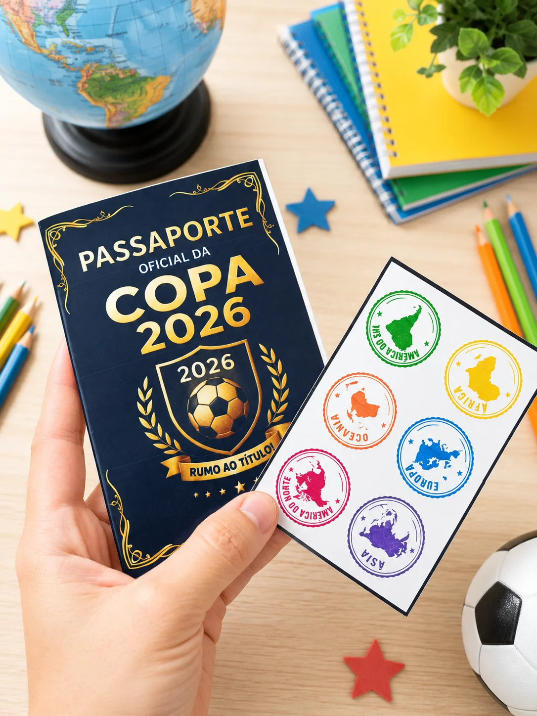 ⚽📖 PASSAPORTE DA LEITURA – RUMO À CONQUISTA! — capa do material
